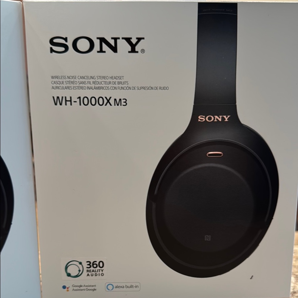 Sony WH-1000XM3 Noise-Canceling Headphones - Black